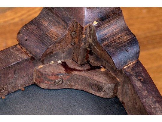 Set Of Six Mahogany Queen Ann Style Dining Chairs