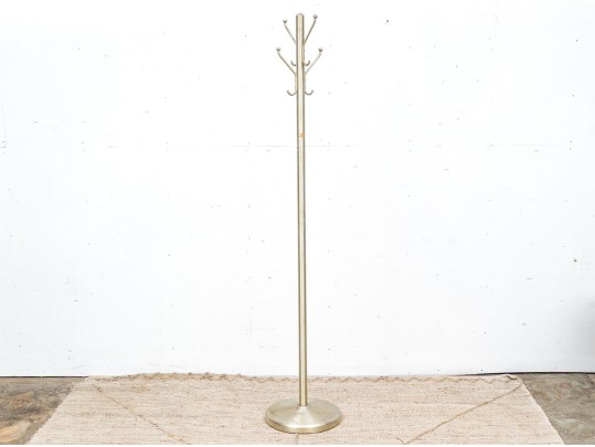 Mid Century Aluminum Coat Rack