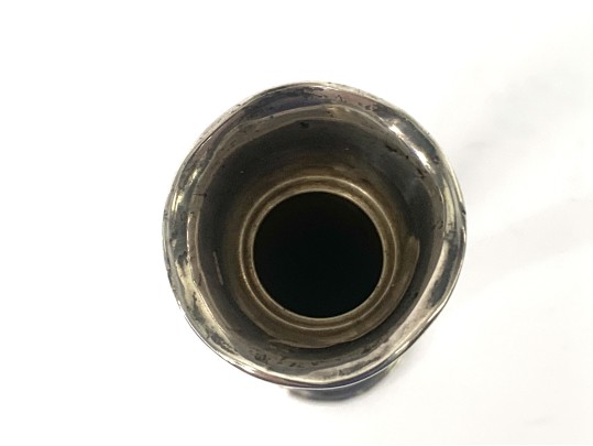 Collection Of Weighted Sterling Silver Candleholders, Compote & Bud Vase