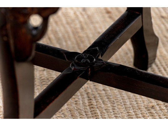 Pair Of Chinese Marble Top Stands