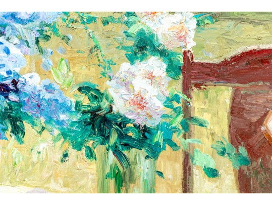 R. Zack Signed, Oil On Canvas, Impressionistic Still Life 