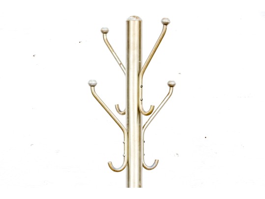 Mid Century Aluminum Coat Rack