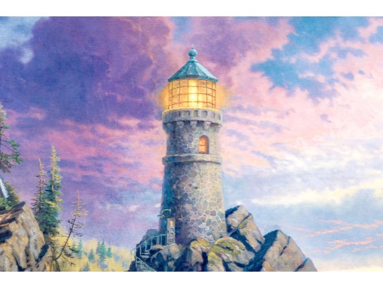 Thomas Kinkade (American, 1958-2012) Limited Edition Color Lithograph, Rock Of Salvation