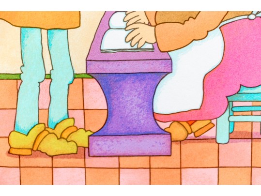 Tomie DePaola (American Illustrator, 1934-2020) Signed Color Lithograph, 