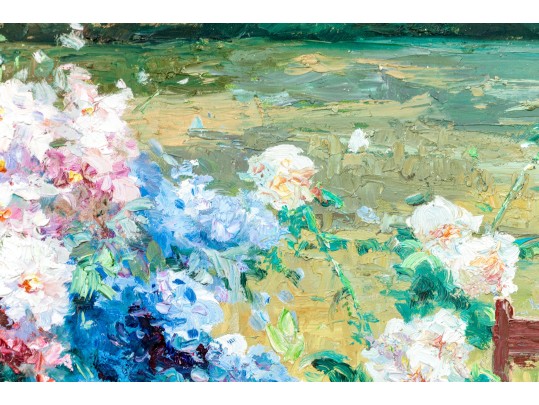 R. Zack Signed, Oil On Canvas, Impressionistic Still Life 