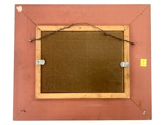 Douglas W. Turner (Mass., B 1941 -) Oil On Panel Winter City Scene