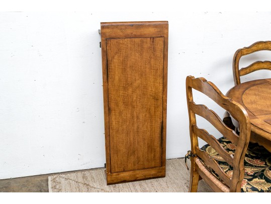 Country Chic Ladder Back Chairs With Extension Dining Table