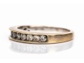 14k Gold Diamond Band Ring, App. 0.27 TCW, Size 7