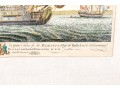 After J. Boydell (UK, 18thc.) Hand Colored Engraving, An Exact View Of The Glorioso... 