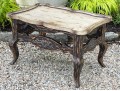 Decorative Carved And Painted Low Table 