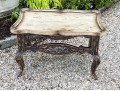 Decorative Carved And Painted Low Table 