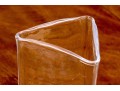 Simon Pearce Triangular Crystal Vase