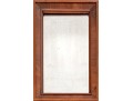 A Great Highly Figured Mahogany Mirror, Ca. 1850 Or Earlier