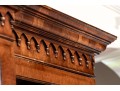 Georgian Style Burl Veneered Breakfront, As-is