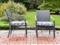 Metal & Resin Wicker 5 Piece Outdoor Dining Set