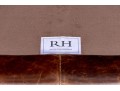 Restoration Hardware Leather Loveseat Sofa