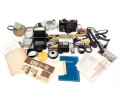 Collection Of Cameras With Camera Accessories