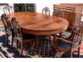 Antique Extension Dining Table On Carved Paw Feet