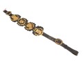 Vintage Horse Brasses On Leather Strap