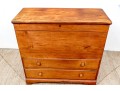 19th Century Stained Pine Blanket Chest