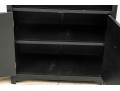 Handsome Black Lightweight Finished Book Case Cabinet