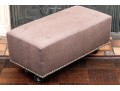 Upolstered Bench Or Ottoman On Large Casters
