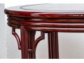 Vintage Rosewood Oval Dining Table With Two Extension Leaves