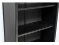 Handsome Black Lightweight Finished Book Case Cabinet
