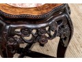 Pair Of Chinese Marble Top Stands
