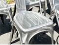 Set Of Six Lumisource Industrial Stacking Dining Chairs