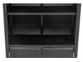 Handsome Black Lightweight Finished Book Case Cabinet