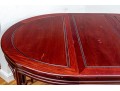 Vintage Rosewood Oval Dining Table With Two Extension Leaves