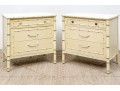 Pair Of Thomasville Paint Decorated Chests For Upcycle
