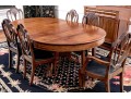 Antique Extension Dining Table On Carved Paw Feet