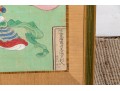 Two Chinese Color And Ink On Canvas Mounted To Board, Including Weituo And Zhao Gongming