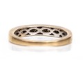 14k Gold Diamond Band Ring, App. 0.27 TCW, Size 7