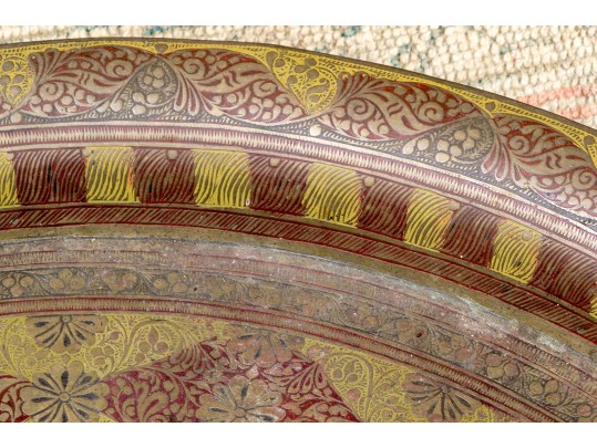 Brass Tray Top Table