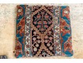 Pair Of Antique Carpet Fragment Pillows For Upcycle