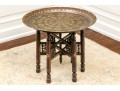 Brass Tray Top Table