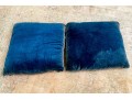 Pair Of Antique Carpet Fragment Pillows For Upcycle