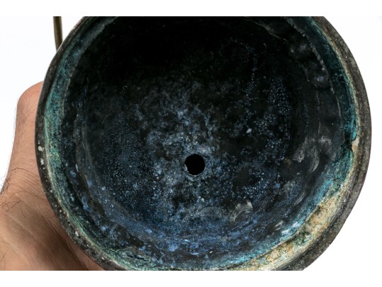 Antique Spelter Figure Of The Classical God Mercury With Winged Helmet