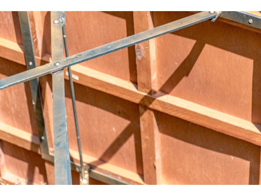 Rattan And Iron Folding Table