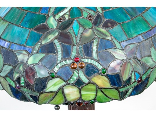 Decorative Tiffany Style Two Light Table Lamp 
