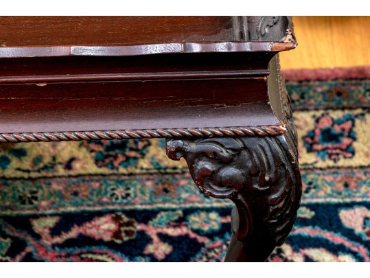 Chippendale Style Double Tray Top Cocktail Table