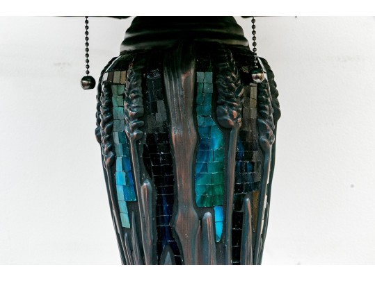 Decorative Three Light Tiffany Style Table Lamp