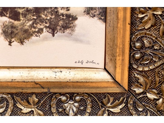 Decorative Print After Adolf Dehn (American, 1895-1968) 