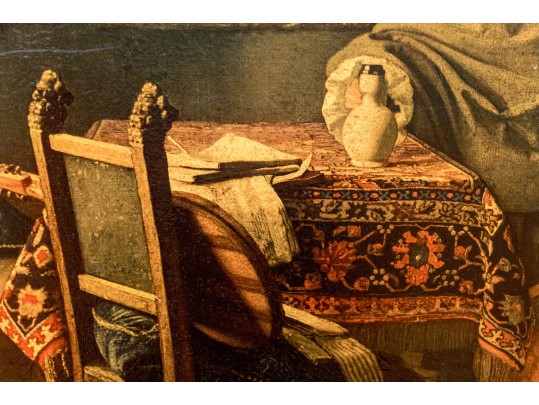 Decorative Print After Johannes  Vermeer (Dutch, 1632-1675) 