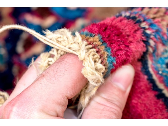 Hand-Knotted Room Size Wool Carpet, 15'-5 X 11'-11 1/4