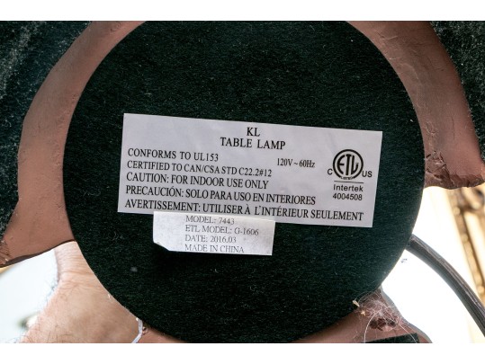 Decorative Three Light Tiffany Style Table Lamp