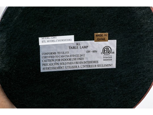 Decorative Tiffany Style Two Light Table Lamp 